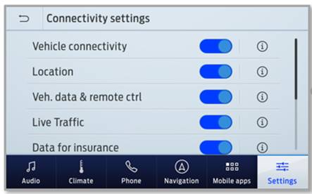 Ford Connectivity Settings